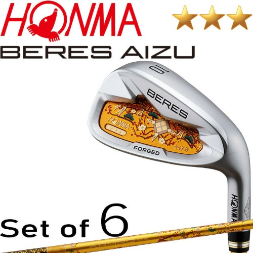 3-Star HONMA BERES AIZU IRON #6,7,8,9,10,11 Set of 6 for Men's 